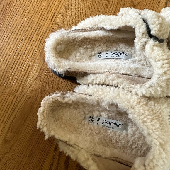 Birkenstock Arizona Big Buckle Teddy Shearling Sandals - Picture 8 of 13